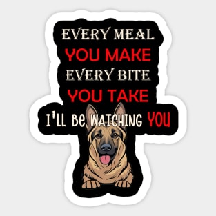 German Shepherd Funny Saying Dog Lover Sticker